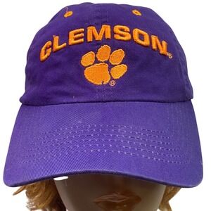 Clemson Tigers‎ Hat Adult Adjustable NCAA Headwear Purple Orange Baseball Cap